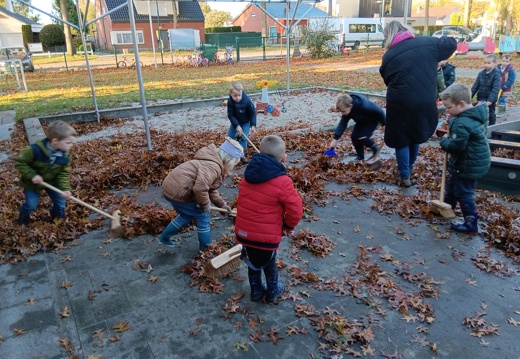 We maken de speelplaats blaadjesvrij