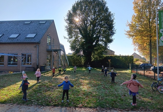Outdoor meetoefening zo groot is onze nieuwe klas