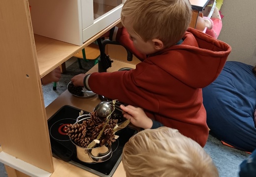 Speelhoeken van de studenten van TM uittesten