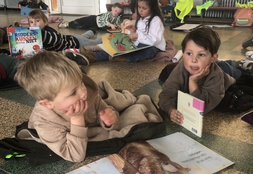 Boekjes naar de bibliotheek halen